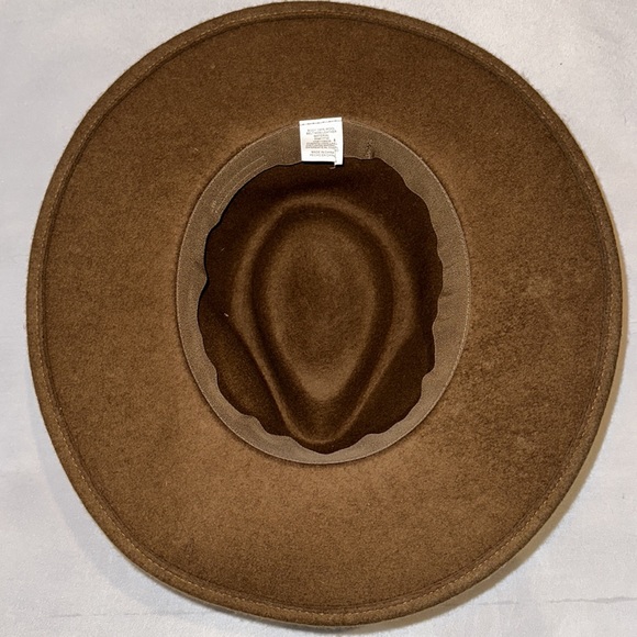 Brown wool  fedora style hat